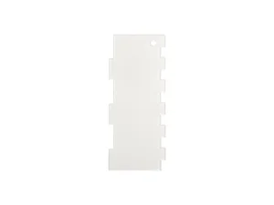 Sublimation Acrylic Cake Decorating Scraper (10*24*0.4cm, Stair Edge)