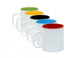 Caneca Plástico Sublimação Bi-Color 11oz