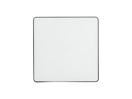 Imán de nevera sublimación con música con insert (10 * 10 * 1 cm, negro)