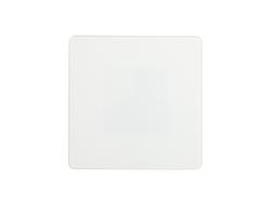 Íman de frigorífico com encarte para álbum musical de sublimação (10 x 10 x 1 cm, branco)