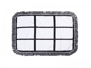 Sublimation 9 Panel Plush Throw Blanket (50*80cm/19.7&quot;x31.5&quot;)