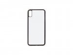 Sublimation iPhone XS Max Cover  (Rubber, Black)