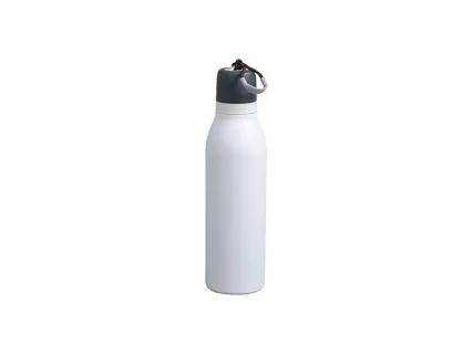 Engraving Blanks 24oz/700ml Powder Coated Stainless Steel Sports Bottle w/ Portable String