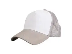 Boné de malha para sublimação Boné Trucker (Cinzento e Branco)