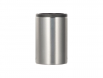 12oz/360ml Sublimation Stainless Steel Skinny Can Cooler (Silver)