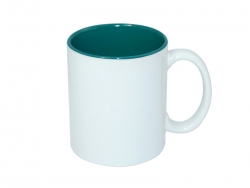 Sublimation 11oz Two-Tone Color Mugs - Green