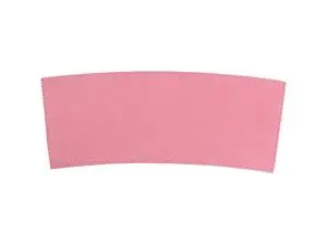 Engraving Blanks Laserable Leather Sleeve for Tumbler(Pink /Black,27.5*25*10cm)