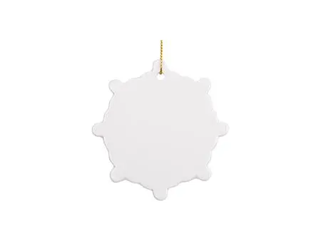 Sublimation 3&quot; Rudder-shape Ceramic Ornament