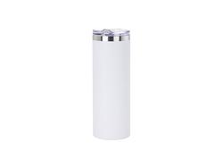 Garrafa Inox 20oz/600ml Coberto em Pó (Branco)