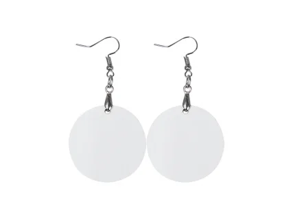 Sublimation Hardboard Earring (Round)