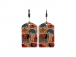 Sublimation Blanks PU Luggage Tag(Brown)