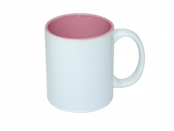 Sublimation 11oz Two-Tone Color Mugs - Pink