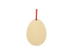 Adorno Sublimación Doble Cara Madera Contrachapada (Huevo de Páscua)