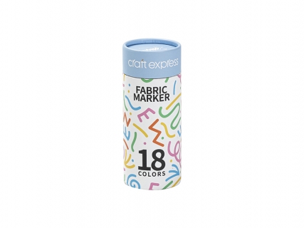 Craft Express Joy Fabric Markers (18 Colors)