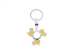 Chaveiro Spinner (Cachorro, Amarelo)