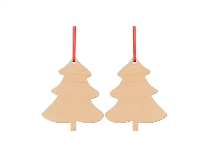 Sublimation Blanks Double-sided Plywood Ornament (Tree)