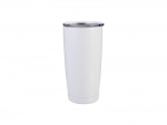Sublimation 20oz Stainless Steel Tumbler with Ringneck Grip (White)