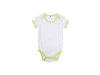 Baby Onesie Short Sleeve XXL(Green Edge,18-24M)