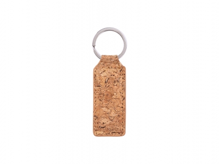 Engraving Blanks Cork Keychain(Small Rectangle)