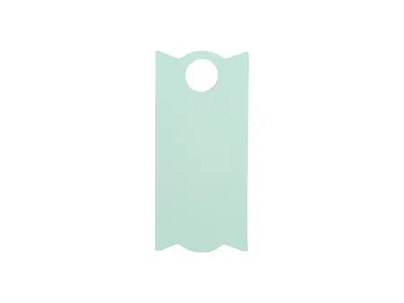 Etiqueta de identificación de silicona rectangular grabado láser para vaso Stanley de 30 oz (3.3 * 7.3 * 0.3 cm, verde menta)
