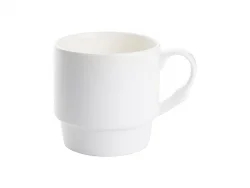 10oz Caneca de porcelana de bonechina empilhável