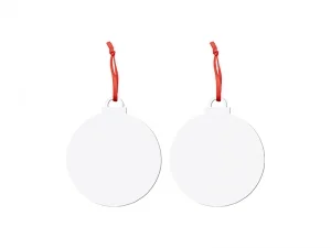 Sublimation 3&quot; HardBoard Ornament Bulb