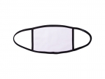 11*16.5cm Sublimation Face Mask (Black Edge, Small) 16.5*11cm