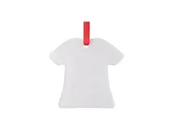 Ornamento Natalino Acrílico (T-Shirt, 7.6*7.6*0.4cm)