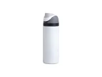 Engraving Blanks 16oz/500ml Powder Coated Stainless Steel Water Bottle with Flip One Touch Portable Lid