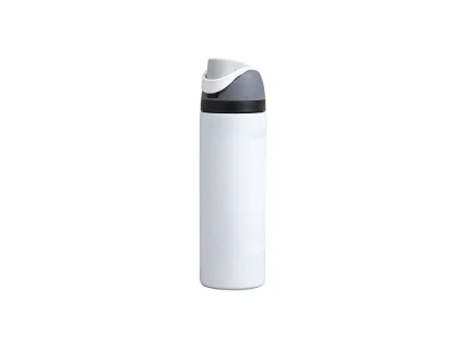Engrave 24oz/700ml Powder Coated Stainless Steel Water Bottle with Flip One Touch Portable Lid