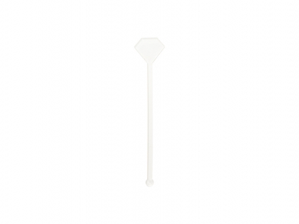 Sublimation Blanks Acrylic Drink Stirrers (3*14.5*0.4cm,Diamond Shape)