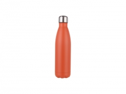 Sublimation 17oz/500ml Stainless Steel Cola Bottle (Matt Orange)