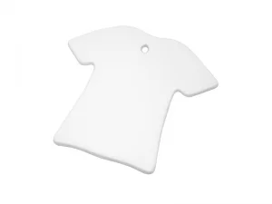 Sublimation T-shirt Shaped Ceramic Ornament