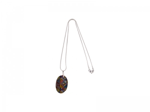 Sublimation Oval Shell Necklace (25*38mm)