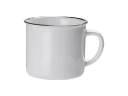 Caneca Esmalte de cerâmica (Preto)