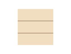 Sublimation Blanks Square Plywood Sign w/ Stripes (15*15*1.5cm)