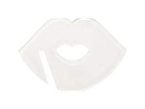 Sublimation Blanks Acrylic Drink Tags (5*3.5*0.4cm,Lip Shape)