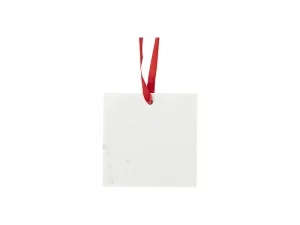 Sublimation Square Marble Texture Ornament (7.6*7.6cm/ 3&quot;x3&quot;)