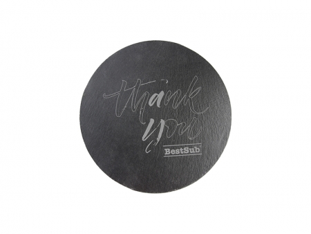 Round Slate Table Mat