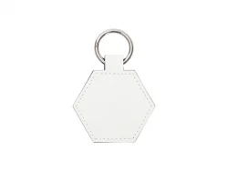 Sublimation Blanks PU Handbag Magnetic Hat Clip(6.7*9.3cm,hexagon)