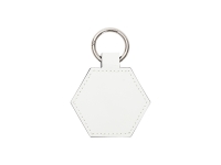 Sublimation Blanks PU Handbag Magnetic Hat Clip(6.7*9.3cm,hexagon)