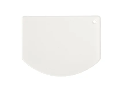 Sublimation Acrylic Cake Decorating Scraper (10*13*0.4cm, Arch Shape)