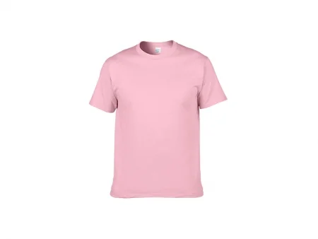 Sublimation Cotton T-Shirt-Light Pink