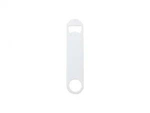 Sublimation Blanks Full White Stainless Steel Bottle Opener (4*17.7cm)