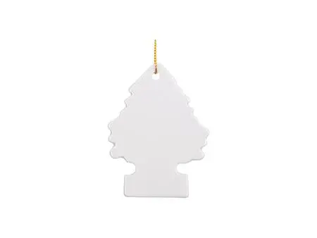 Sublimation 3&quot; Christmas Tree Ceramic Ornament