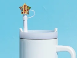 Sublimation Acrylic Ornament(2.8*2.9*0.2cm,Start shape)