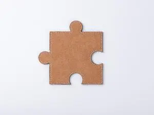 PU Puzzle Coaster(Brown, 12*12cm)