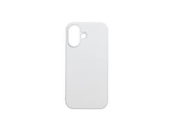 Capa para iPhone 16 com Inserção (Borracha, Branco)