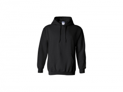 Suéter com capuz (Preto,XL)