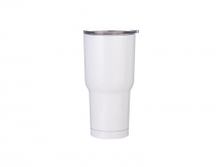 Sublimation 30oz Stainless Steel Tumbler (White)